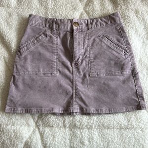 Corduroy skirt